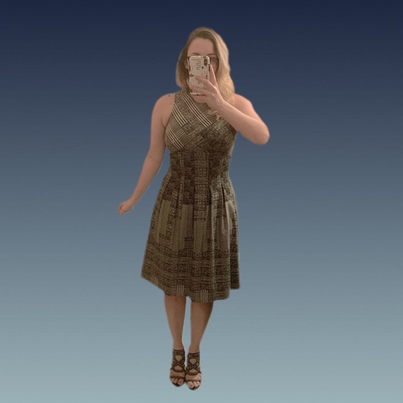 Women’s H&M Retro B&W Cocktail Dress // Size 6 - Picture 3 of 7